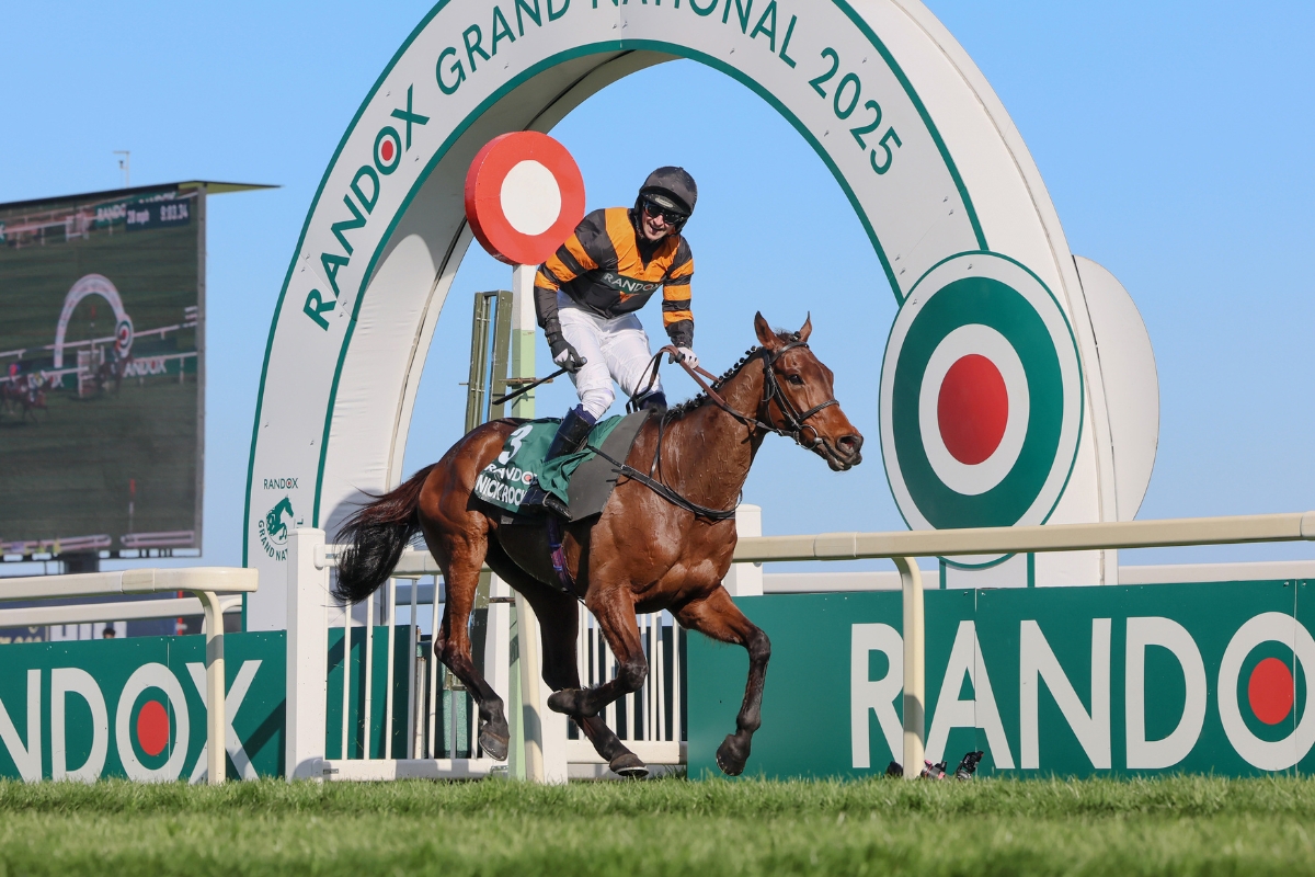 Nick Rockett winning the Aintree Grand National Gallery National Hunt